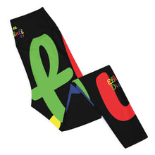 Load image into Gallery viewer, E.D.A 4 Colors Signature - Black - Wrap Around With Black Stitching - Yoga Leggings