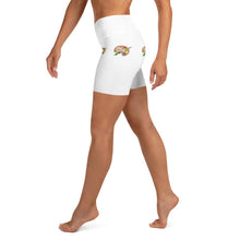 Load image into Gallery viewer, 9:15 Palette - *White - Yoga Shorts