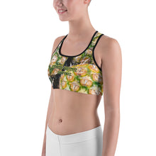 Load image into Gallery viewer, Pineapple Design - Sports bra