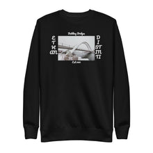 Load image into Gallery viewer, Building Bridges - Color : Black - Unisex Fleece Pullover *NOTE : This Item "Run Item" Order A Size Bigger Than Your Size.