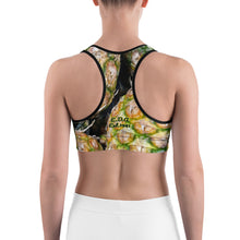 Load image into Gallery viewer, Pineapple Design - Sports bra