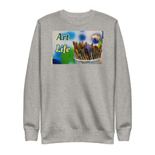 Load image into Gallery viewer, Art Life - Color : Carbon Grey - Unisex Fleece Pullover *NOTE : This Item "Run Small" Order A Size Bigger Than Your Size.