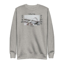 Load image into Gallery viewer, Building Bridges - Color : Carbon Grey - Unisex Fleece Pullover *NOTE : This Item "Runs Small" Order A Size Bigger Than Your Size.
