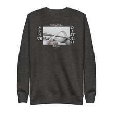 Load image into Gallery viewer, Building Bridges - Color : Charcoal Heather - Unisex Fleece Pullover *NOTE : This Item "Run Small" Order A Size Bigger Than Your Size.
