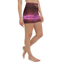 Load image into Gallery viewer, Glow - pacifico font - Yoga Shorts