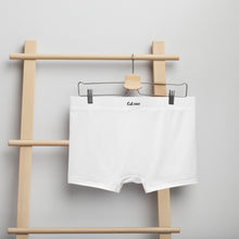 Load image into Gallery viewer, White w/ Black Pacifico Font - Boxer Briefs