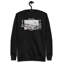 Load image into Gallery viewer, Building Bridges - Color : Black - Unisex Fleece Pullover *NOTE : This Item "Run Item" Order A Size Bigger Than Your Size.