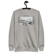Load image into Gallery viewer, Building Bridges - Color : Carbon Grey - Unisex Fleece Pullover *NOTE : This Item "Runs Small" Order A Size Bigger Than Your Size.