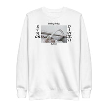 Load image into Gallery viewer, Building Bridges - Color : White - Unisex Fleece Pullover *NOTE - This Item "Run Small" Order A Size Bigger Than Your Size.