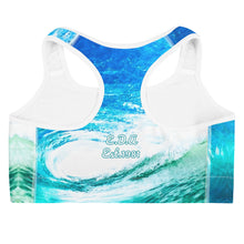 Load image into Gallery viewer, Ocean Views - pacifico font - Sports bra