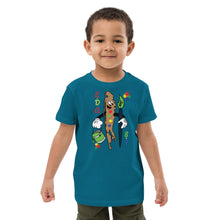 Load image into Gallery viewer, Ethan The Merman - Kids Paint Splash Coll #2 - Organic Cotton Kids T-Shirts (Avail In Other Colors)