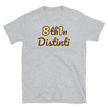 Load image into Gallery viewer, Number 81 - Sport Grey With Purple Text, Paris Daisy Outline, Paris Daisy Numbers With Purple Outline - Short-Sleeve Unisex T-Shirt