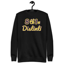 Load image into Gallery viewer, Number 81 - *Black : PURPLE number with PARIS DAISY outline, PARIS DAISY text with PURPLE outline - Unisex Fleece Pullover *NOTE : This Item "Run Small" Order A Size Bigger Than Your Size.