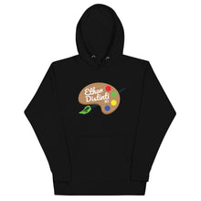 Load image into Gallery viewer, *Logo Art With Green Bristles - Black - Unisex Hoodie. **NOTE This Hoodie "RUN SMALL" Please Order A Size Bigger Than Your Normal Size.