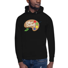 Load image into Gallery viewer, *Logo Art With Green Bristles - Black - Unisex Hoodie. **NOTE This Hoodie "RUN SMALL" Please Order A Size Bigger Than Your Normal Size.
