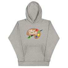 Load image into Gallery viewer, Logo Art With Green Bristles - Coll #1 Unisex Hoodies Are Avail In The Colors Of CARBON GREY, NAVY BLAZER *NOTE This Hoodie "RUN SMALL" Please Order A Size Bigger Than Your Normal Size.