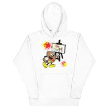 Load image into Gallery viewer, *Ethan Palette Paints - Paint Splash Coll #2 Unisex Hoodies - Avail In The Colors Of WHITE, BLACK *NOTE These Hoodies "RUN SMALL" Please Order A Size Bigger Than Your Normal Size.