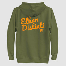 Load image into Gallery viewer, FWE - Military Green - Orange Text - Design On Back - Unisex Hoodie *NOTE This Item &quot;Run Small&quot; Order A Size Up.
