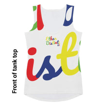 Load image into Gallery viewer, E.D.A 4 Colors Signature - White - Wrap Around - Women&#39;s Tank Top
