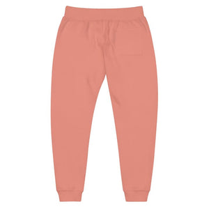FWE - Red Embroidered  - Coll #3 - Slim Fit - Unisex Fleece Sweatpants *Note: This Item "Run Small Order A Size Up
