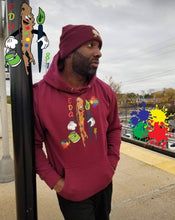 Load image into Gallery viewer, Ethan The Merman - Paint Splash Coll #7 Unisex Hoodies *NOTE This Hoodie &quot;RUN SMALL&quot; Please Order A Size Bigger Than Your Normal Size.
