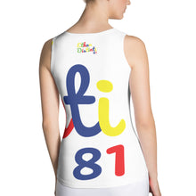 Load image into Gallery viewer, E.D.A 4 Colors Signature - White - Wrap Around - Women&#39;s Tank Top
