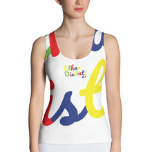 Load image into Gallery viewer, E.D.A 4 Colors Signature - White - Wrap Around - Women&#39;s Tank Top
