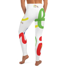 Load image into Gallery viewer, E.D.A 4 Colors Signature - White - Wrap Around With White Stitching - Yoga Leggings
