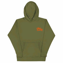 Load image into Gallery viewer, FWE - Military Green - Orange Text - Unisex Hoodie *NOTE: This Item &quot;Run Small&quot; Order A Size Up.
