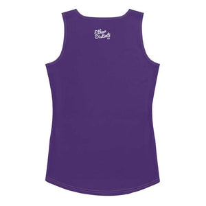 Art 101 - Purple - White Text - White Stitching - Women's Tank Top