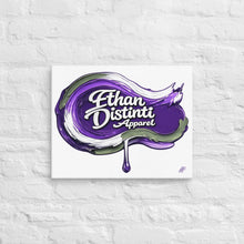 Load image into Gallery viewer, Purple Wave -3D Overlay - 16"x 20" Canvas
