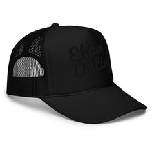 Load image into Gallery viewer, E.D.A Signature - Foam Coll# 4 - Black Embroidery - Mesh Foam Trucker Hat: Avail In Other Colors
