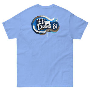 Waves Of Paint - Coll #1 - Avail In The Color: Carolina blue - Unisex Classic Tee *Design On Back