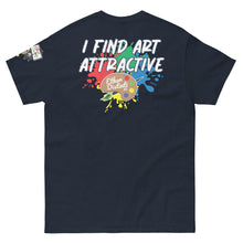 Load image into Gallery viewer, I Find Art Attractive - Art Palette - Coll #1.2 - Unisex Classic Tee *Also Avail In Navy
