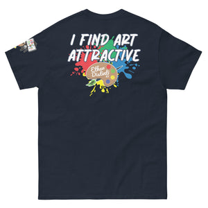 I Find Art Attractive - Art Palette - Coll #1.2 - Unisex Classic Tee *Also Avail In Navy