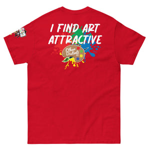 I Find Art Attractive - Art Palette - Coll #1 - Unisex Classic Tee *Also Avail In Other Colors