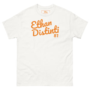 E.D.A Signature - Coll #1 - BIG PRINT - Orange Text - Unisex Classic Tee *Avail In The Colors of: Black, White