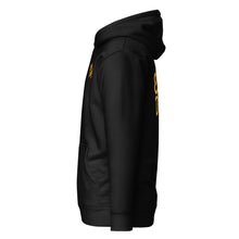 Load image into Gallery viewer, 202.A - Black - Gold/Maroon Text - Design On Back/Front - Unisex Hoodie

