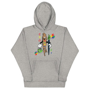 Ethan The Merman - Paint Splash Coll #7 Unisex Hoodies *NOTE This Hoodie "RUN SMALL" Please Order A Size Bigger Than Your Normal Size.