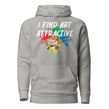 Load image into Gallery viewer, I Find Art Attractive - Art Palette - Coll #4.4 (BIG PRINT) Unisex Hoodie *Also Avail In Colors

