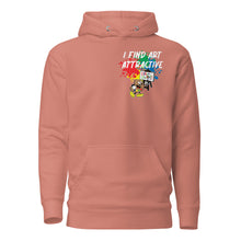 Load image into Gallery viewer, I Find Art Attractive - Ethan Palette - Coll #4.2 - Unisex Hoodie - Design On Back *Also Avail Other Colors
