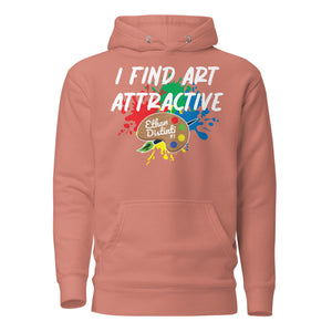 I Find Art Attractive - Art Palette - Coll #4.4 (BIG PRINT) Unisex Hoodie *Also Avail In Colors