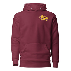 Maroon - Gold/White Text - Unisex Hoodie *NOTE: This Item "Run Small" Order A Size Up.