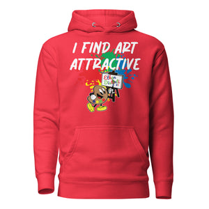 I Find Art Attractive - Ethan Palette - Coll#4 (BIG PRINT) Unisex Hoodie *Also Avail In Other Colors