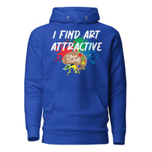 Load image into Gallery viewer, I Find Art Attractive - Art Palette - Coll #4.4 (BIG PRINT) Unisex Hoodie *Also Avail In Colors
