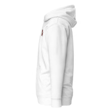 Load image into Gallery viewer, 202.B - White - Maroon/Black Text - Design On Front Only - Unisex Hoodie
