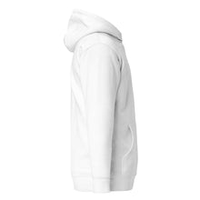 Load image into Gallery viewer, 202.B - White - Maroon/Black Text - Design On Front Only - Unisex Hoodie
