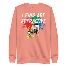 Load image into Gallery viewer, I Find Art Attractive - Ethan Palette - Coll #3 (BIG PRINT) Unisex Sweatshirt *Avail In Other Colors

