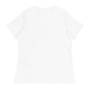 E.D.A Signature (W) - Coll # 1 - BIG PRINT - Women's Relaxed T-Shirt *Avail In The Colors Of: Black, White