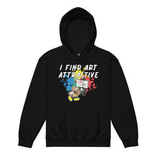 Load image into Gallery viewer, I Find Art Attractive - Ethan Palette - Coll #4.3 (Youth) Heavy Blend Hoodie * Avail In Black, Royal Blue

